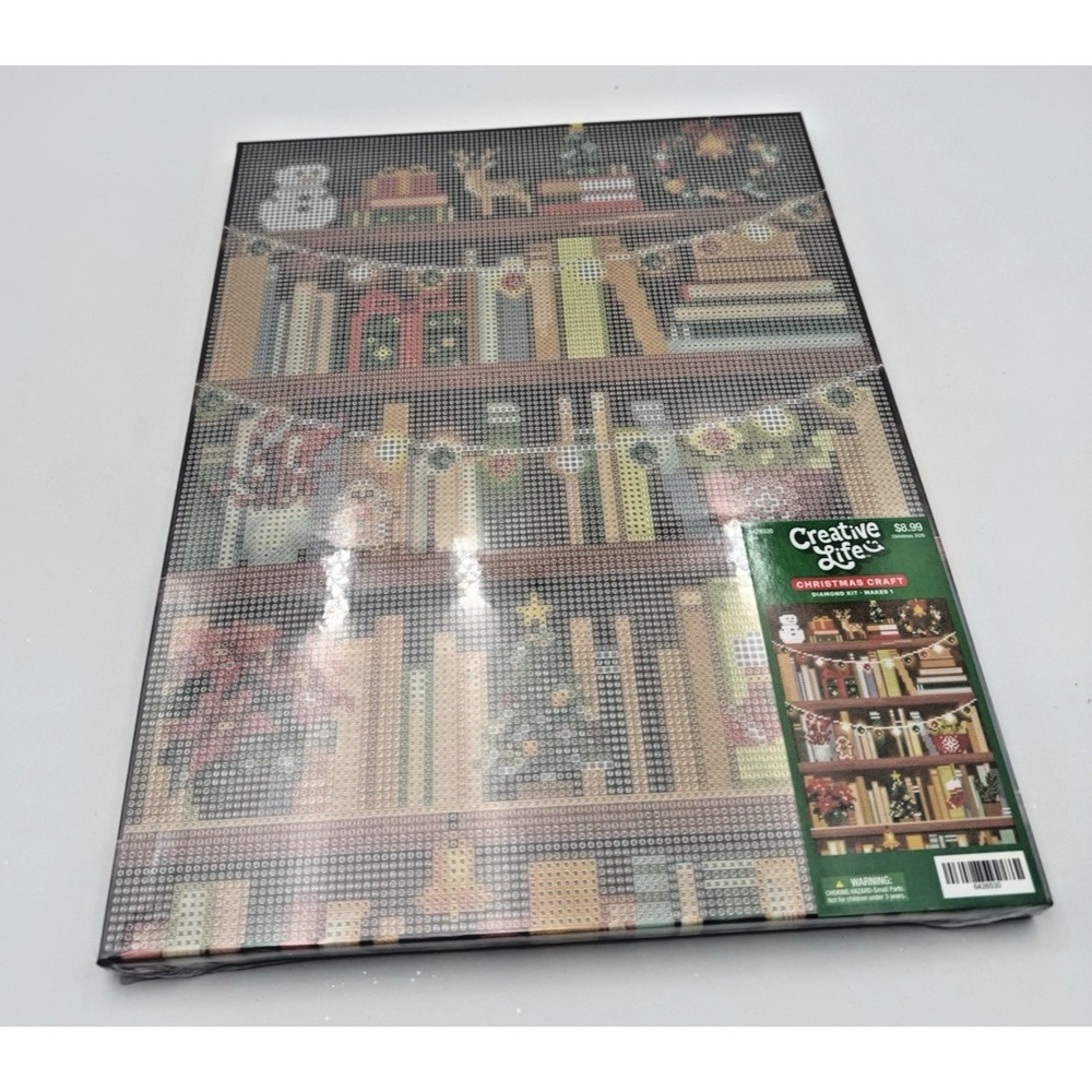 NEW Creative Life Christmas Craft Diamond Painting Kit – Complete Craft Set